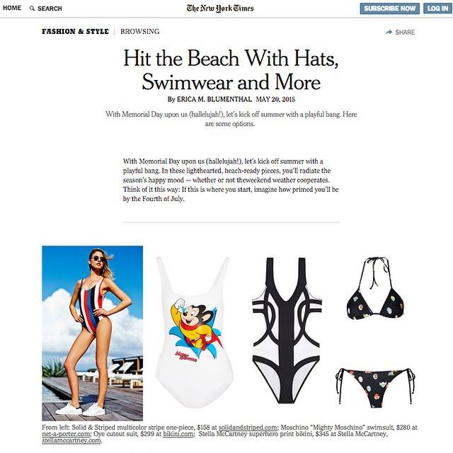 Bikini.com Featured in the New York Times Thursday Style Section