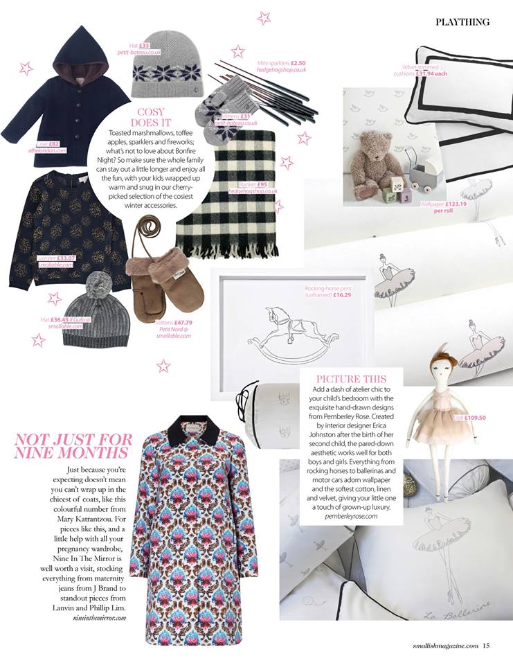 Smallish Magazine features Pemberley Rose 