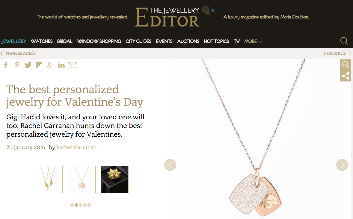 The best personalized jewelry for Valentine's Day